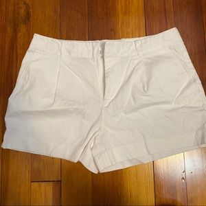Banana Republic white shorts